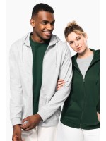Sweatshirt com fecho e capuz - K479
