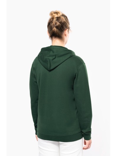 Sweatshirt com fecho e capuz - K479