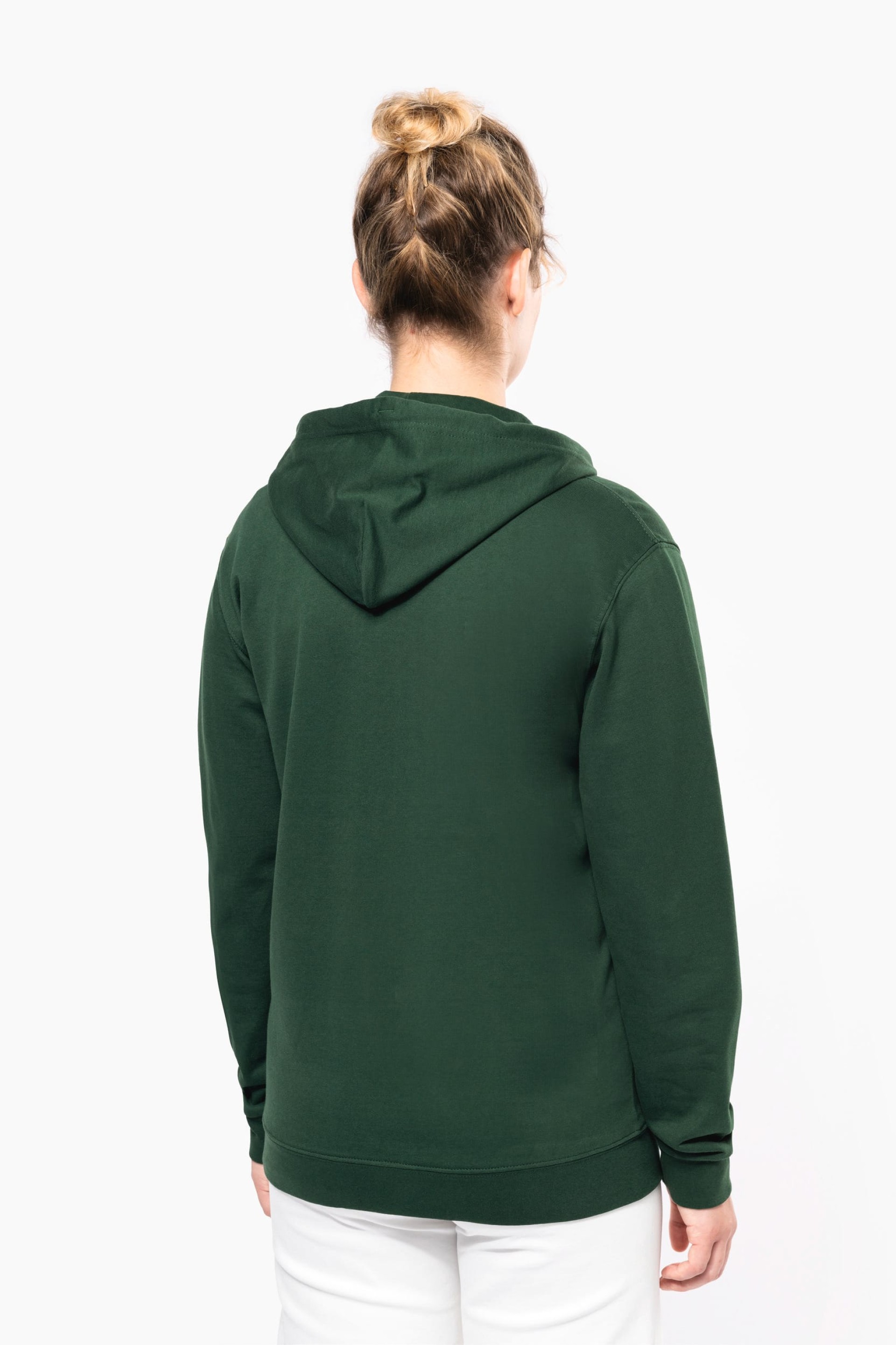 Sweatshirt com fecho e capuz - K479