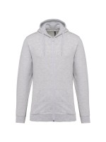Sweatshirt com fecho e capuz - K479