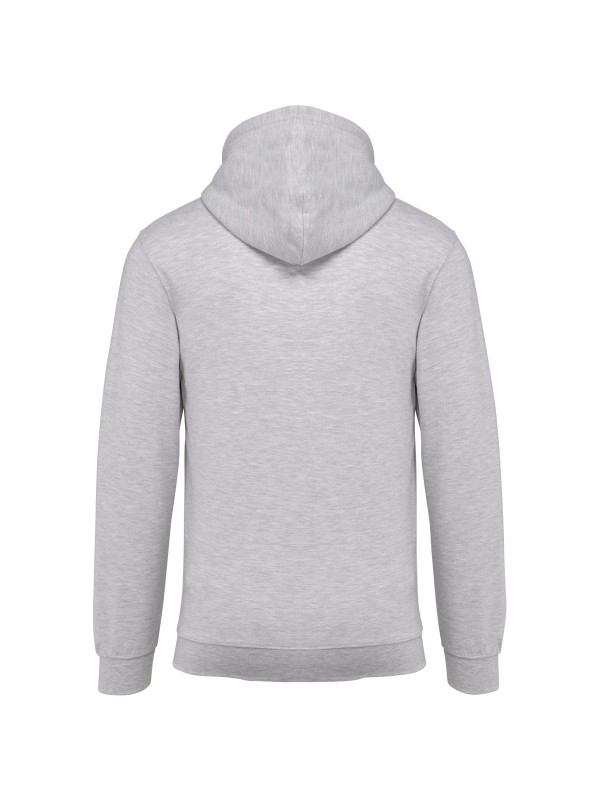 Sweatshirt com fecho e capuz - K479