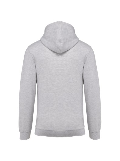 Sweatshirt com fecho e capuz - K479