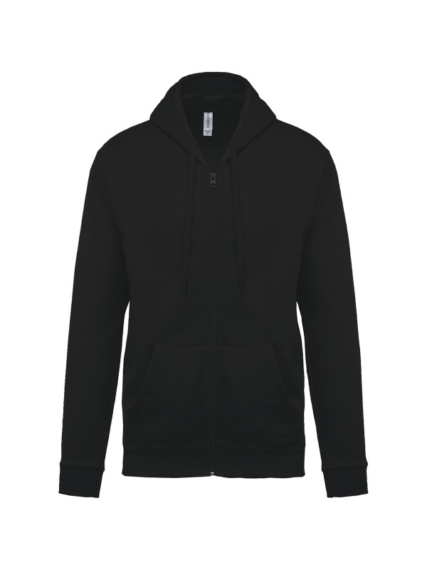 Sweatshirt com fecho e capuz - K479