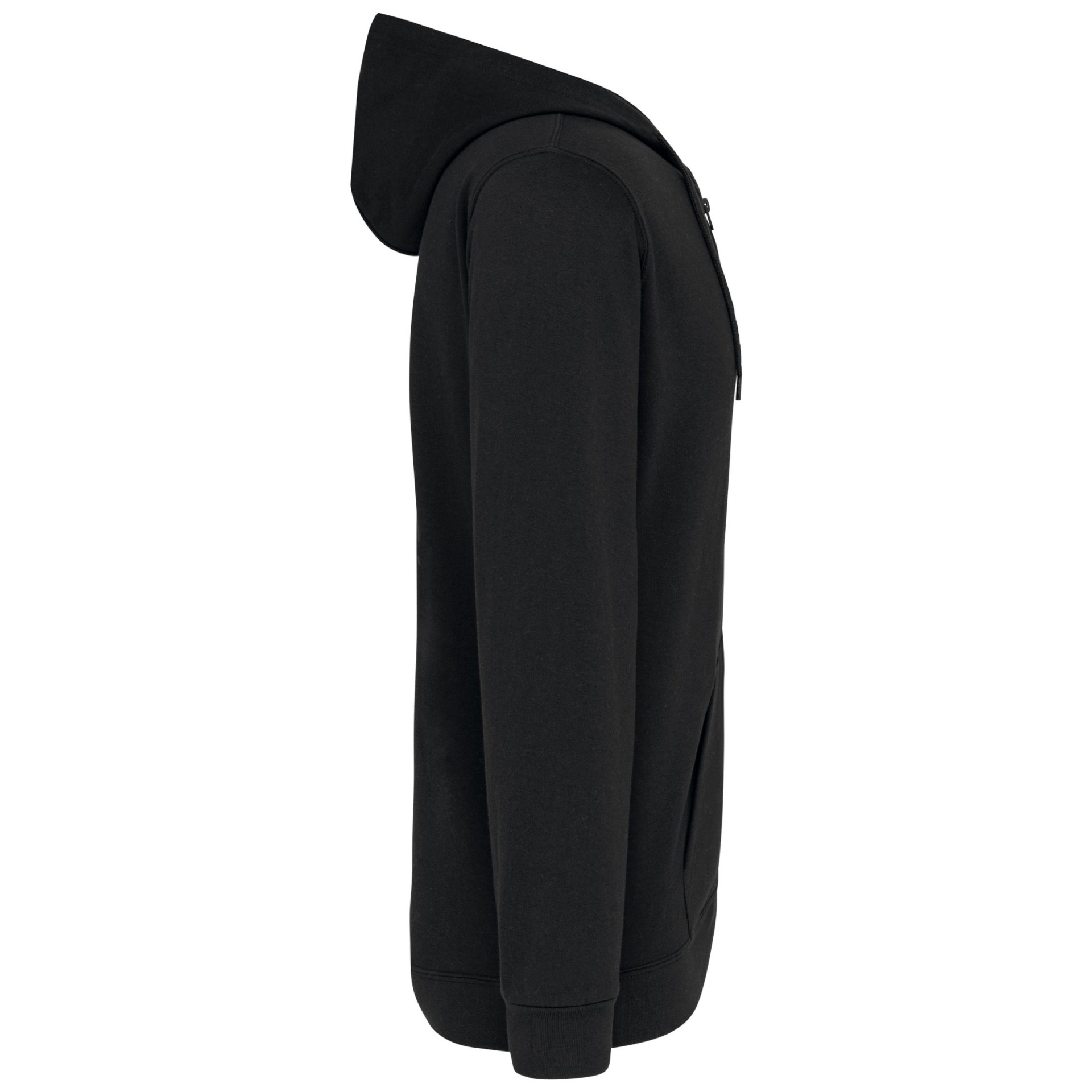 Sweatshirt com fecho e capuz - K479