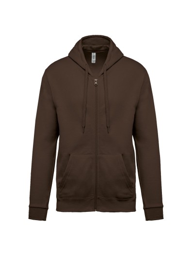 Sweatshirt com fecho e capuz - K479
