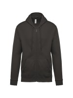 Sweatshirt com fecho e capuz - K479