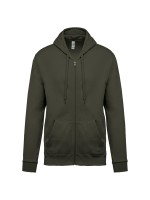 Sweatshirt com fecho e capuz - K479