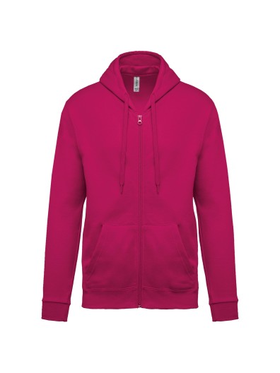 Sweatshirt com fecho e capuz - K479