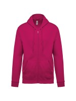Sweatshirt com fecho e capuz - K479