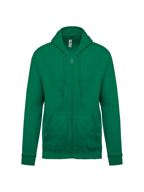 Sweatshirt com fecho e capuz - K479