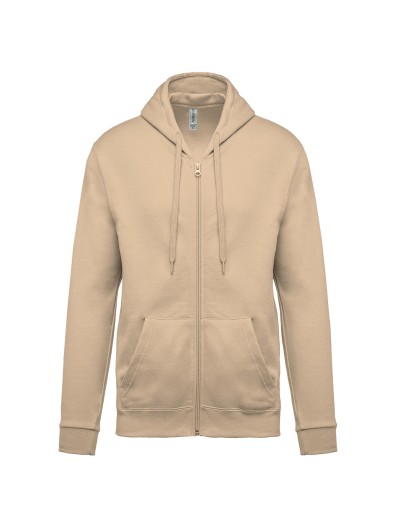 Sweatshirt com fecho e capuz - K479