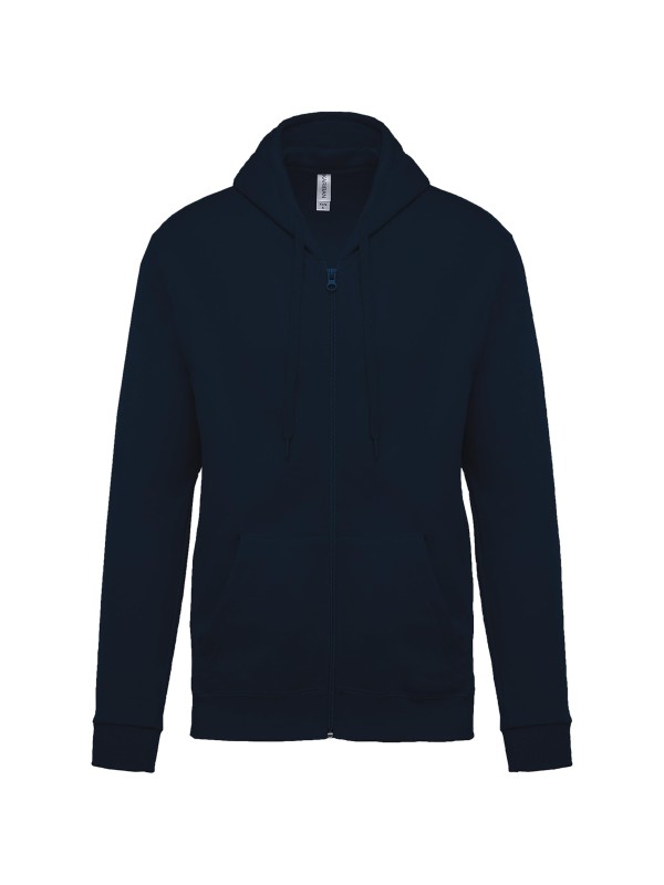 Sweatshirt com fecho e capuz - K479