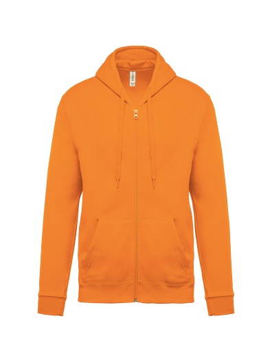 Sweatshirt com fecho e capuz - K479