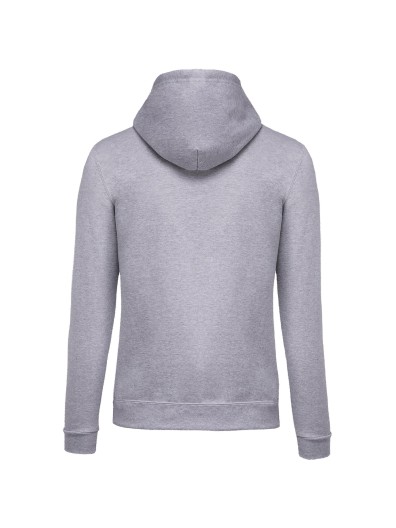 Sweatshirt com fecho e capuz - K479