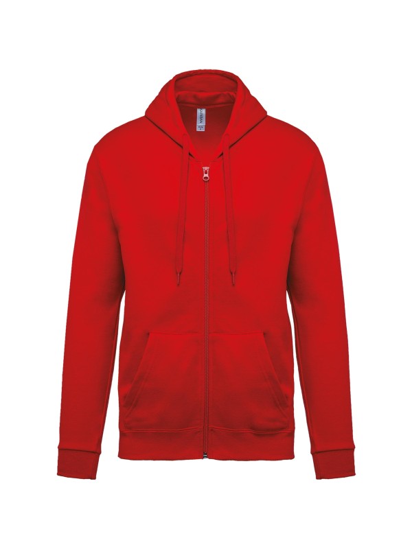 Sweatshirt com fecho e capuz - K479