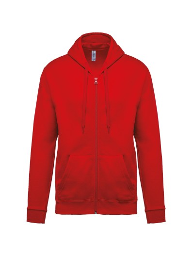 Sweatshirt com fecho e capuz - K479