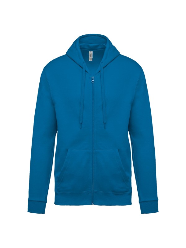 Sweatshirt com fecho e capuz - K479