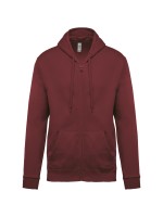 Sweatshirt com fecho e capuz - K479
