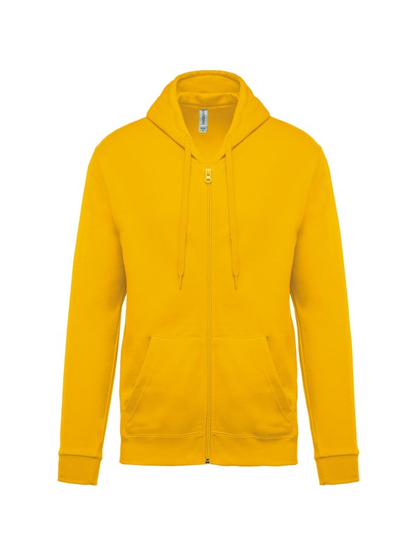 Sweatshirt com fecho e capuz - K479