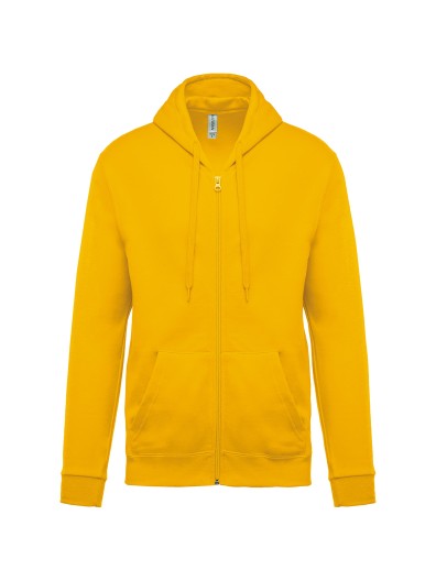 Sweatshirt com fecho e capuz - K479