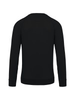 Sweatshirt BIO com decote redondo e mangas raglan - K480C