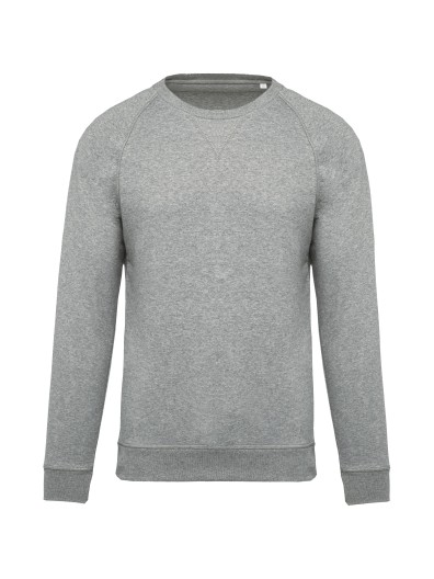 Sweatshirt BIO com decote redondo e mangas raglan - K480A
