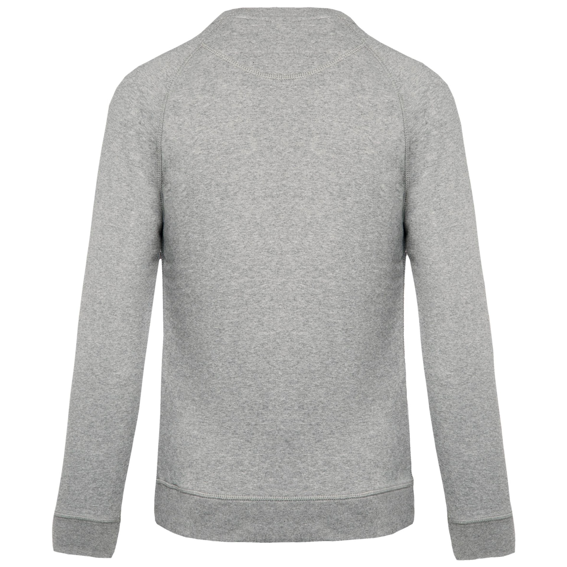 Sweatshirt BIO com decote redondo e mangas raglan - K480A