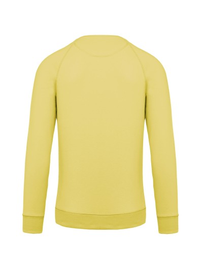 Sweatshirt BIO com decote redondo e mangas raglan - K480C
