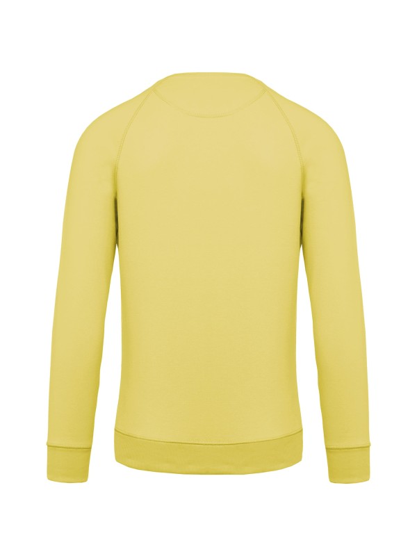 Sweatshirt BIO com decote redondo e mangas raglan - K480C