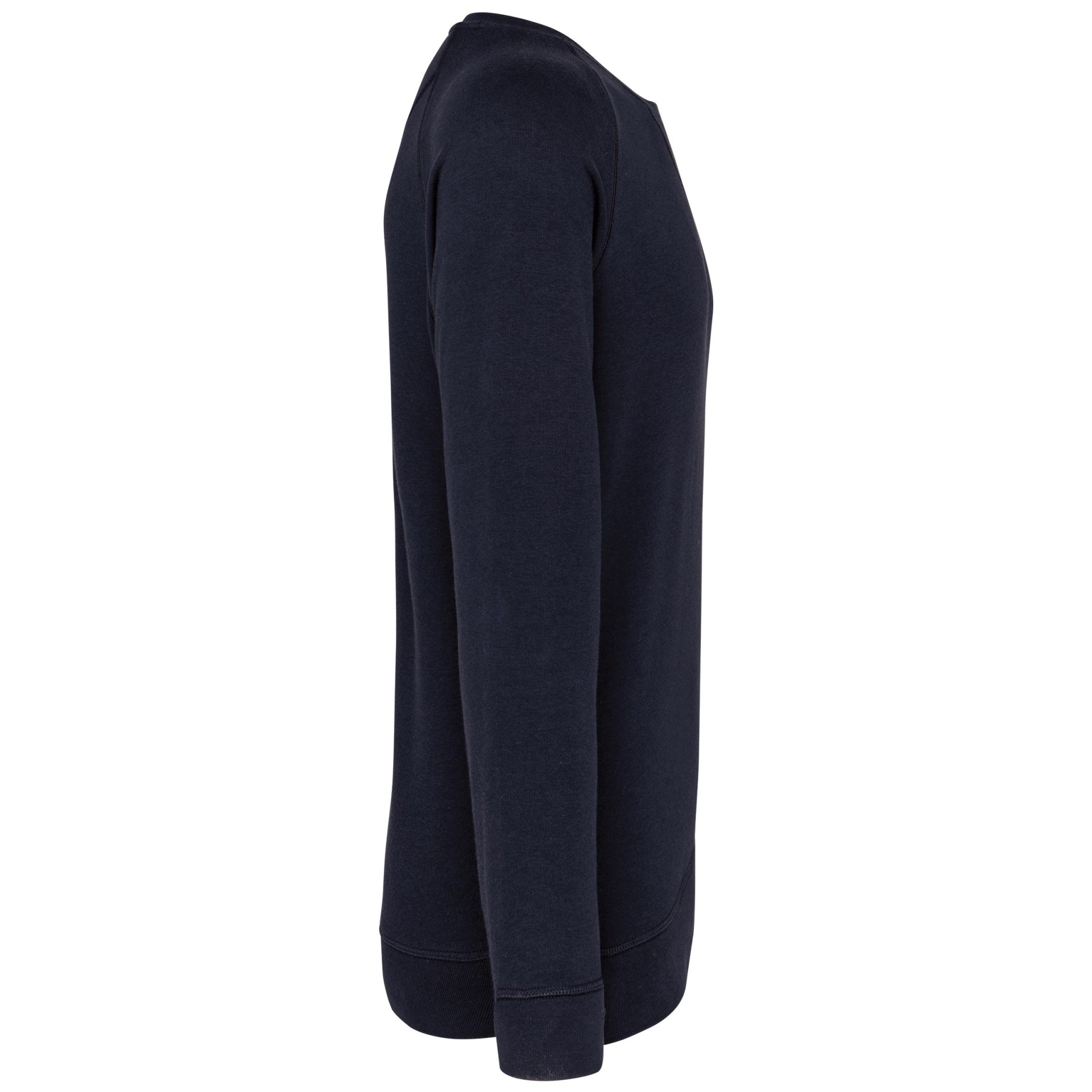 Sweatshirt BIO com decote redondo e mangas raglan - K480C