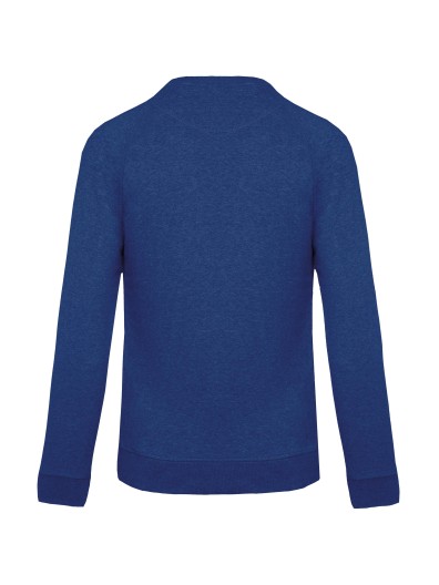 Sweatshirt BIO com decote redondo e mangas raglan - K480A