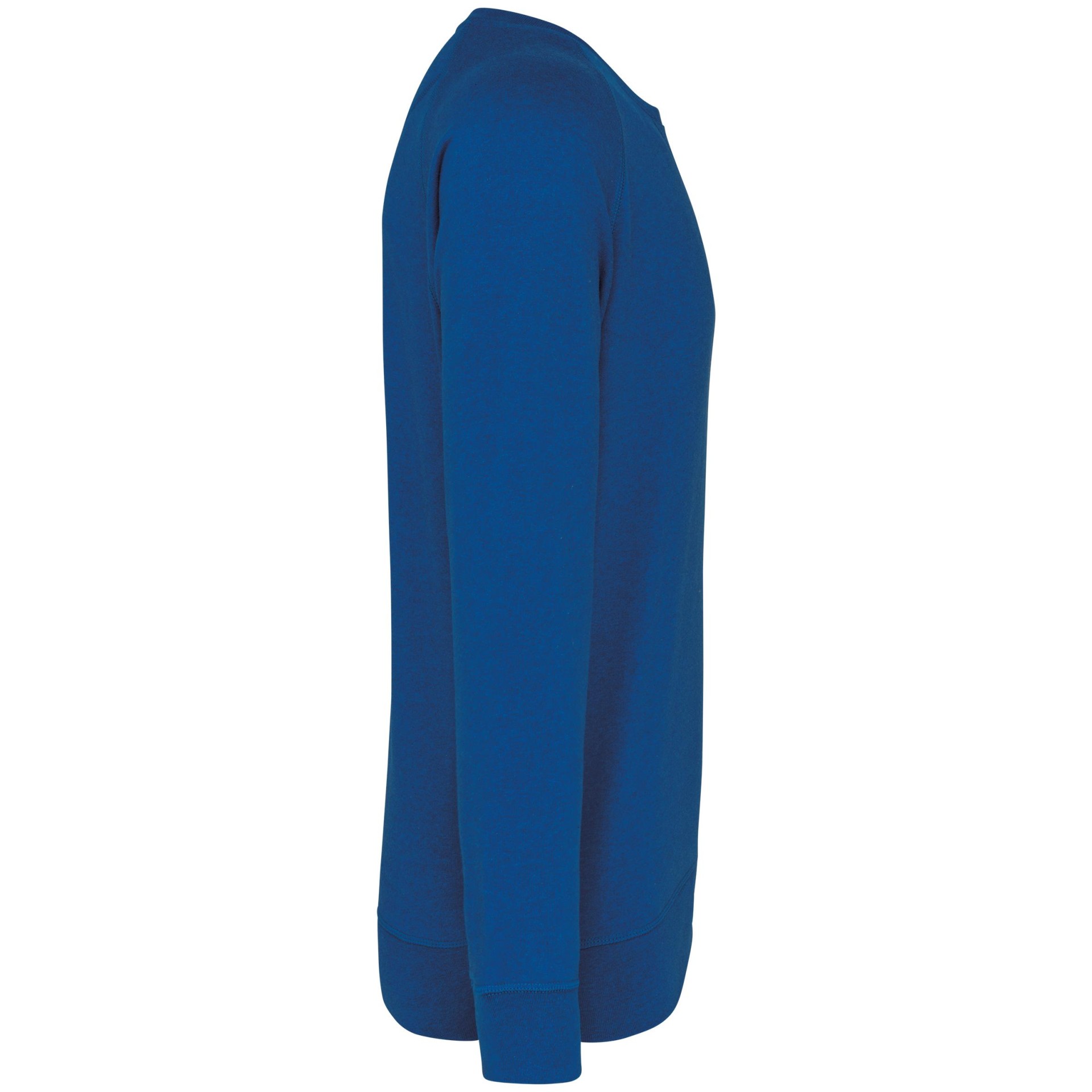 Sweatshirt BIO com decote redondo e mangas raglan - K480A