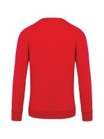 Sweatshirt BIO com decote redondo e mangas raglan - K480C