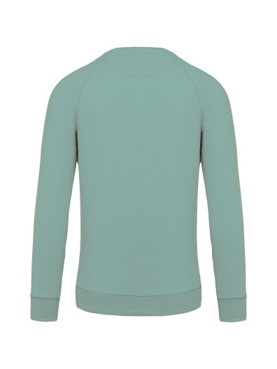 Sweatshirt BIO com decote redondo e mangas raglan - K480C
