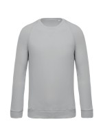 Sweatshirt BIO com decote redondo e mangas raglan - K480C