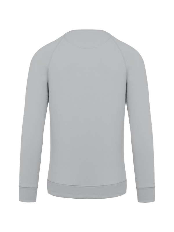 Sweatshirt BIO com decote redondo e mangas raglan - K480C