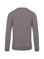 Sweatshirt BIO com decote redondo e mangas raglan - K480C