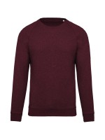 Sweatshirt BIO com decote redondo e mangas raglan - K480A