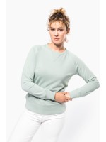 Sweatshirt BIO com decote redondo e mangas raglan - K481C