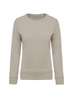 Sweatshirt BIO com decote redondo e mangas raglan - K481C