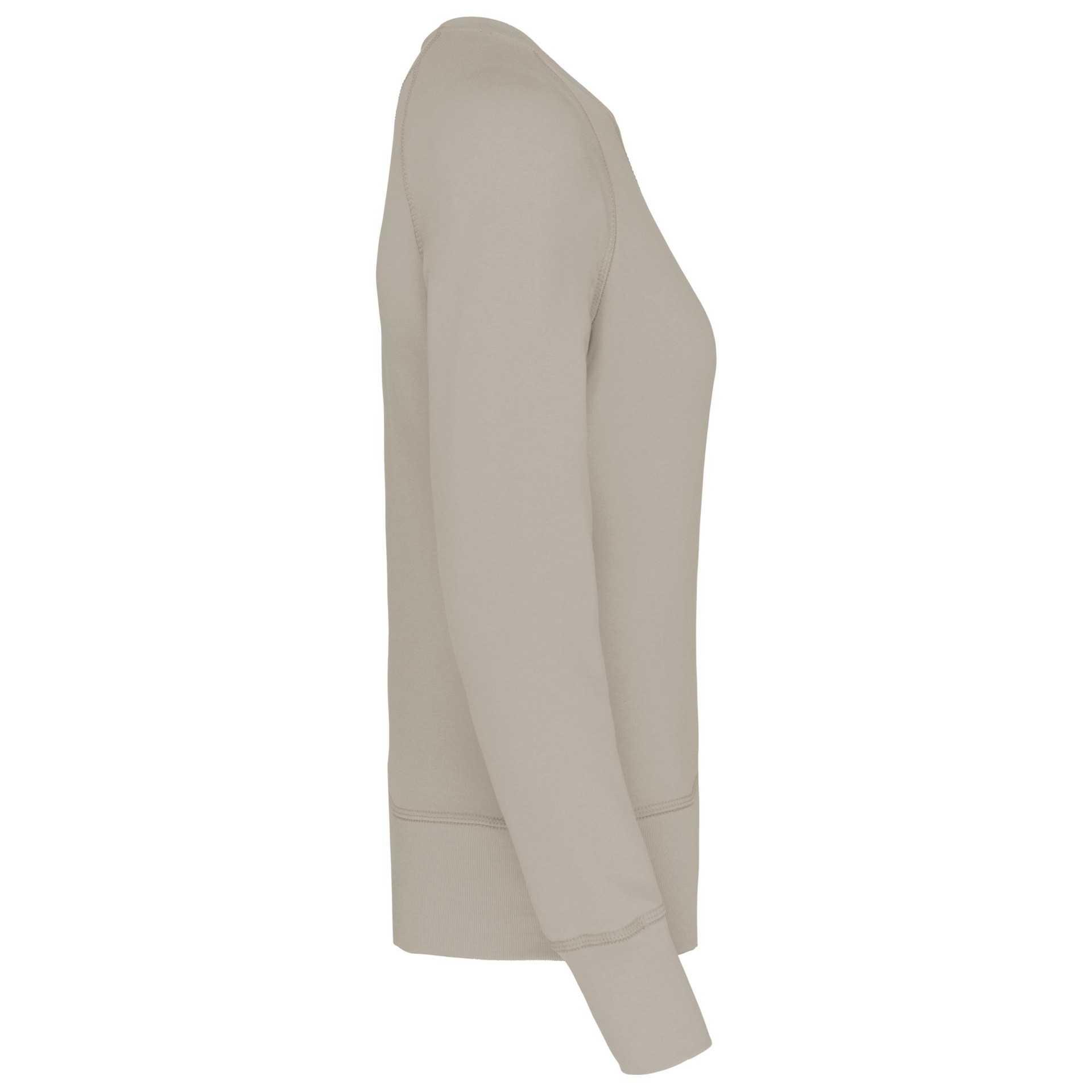 Sweatshirt BIO com decote redondo e mangas raglan - K481C