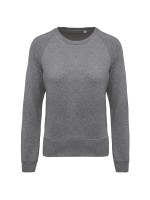 Sweatshirt BIO com decote redondo e mangas raglan - K481A
