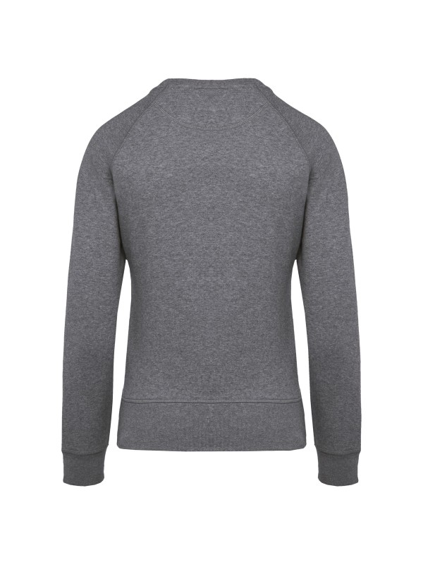 Sweatshirt BIO com decote redondo e mangas raglan - K481A