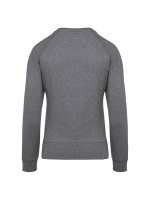 Sweatshirt BIO com decote redondo e mangas raglan - K481A