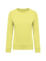 Sweatshirt BIO com decote redondo e mangas raglan - K481C