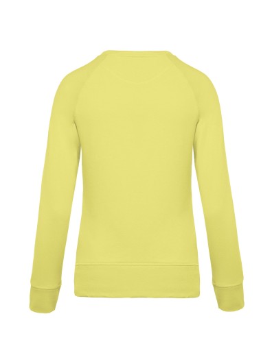 Sweatshirt BIO com decote redondo e mangas raglan - K481C