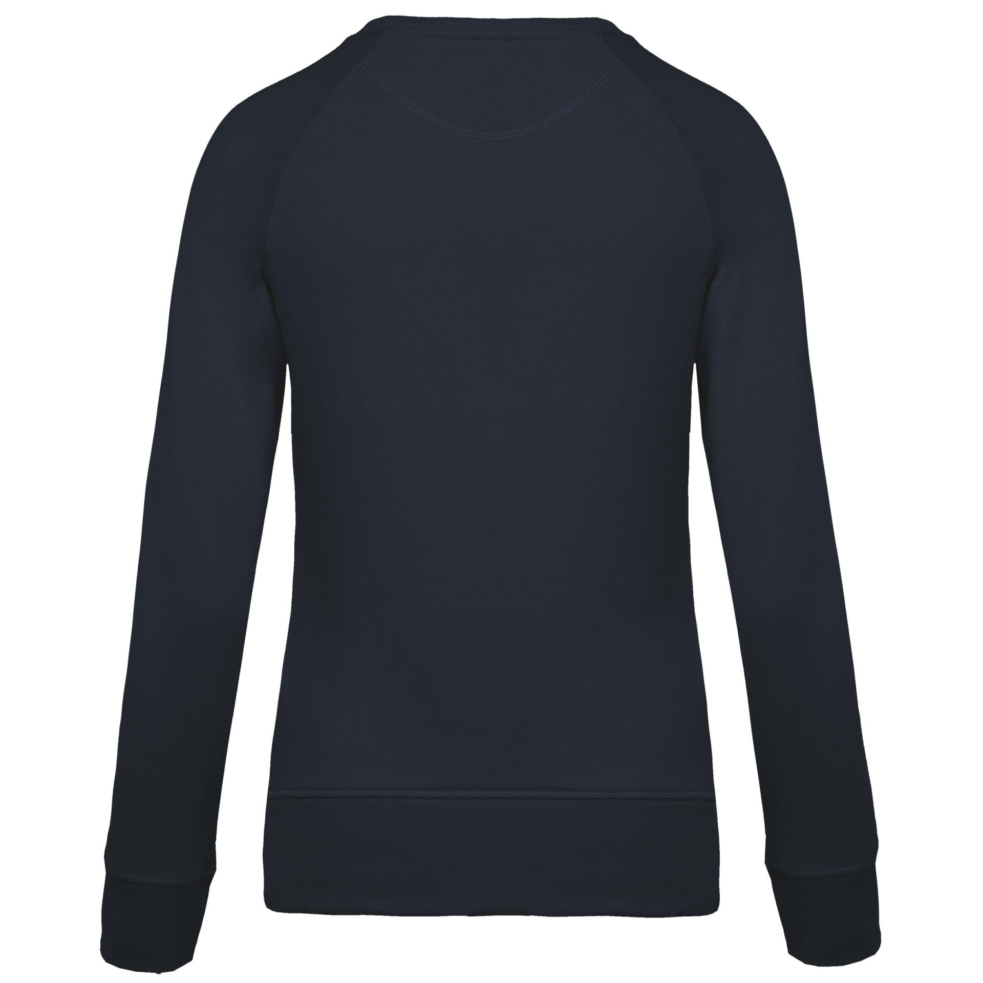Sweatshirt BIO com decote redondo e mangas raglan - K481C