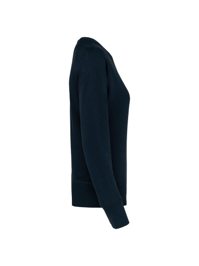 Sweatshirt BIO com decote redondo e mangas raglan - K481C