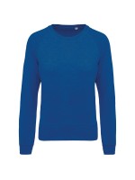 Sweatshirt BIO com decote redondo e mangas raglan - K481A