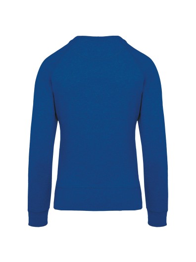 Sweatshirt BIO com decote redondo e mangas raglan - K481A